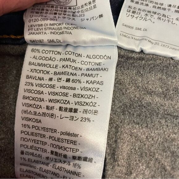 Levi's 315 Shaping Bootcut Jeans Dark Wash Size 22W NWT - Picture 6 of 6